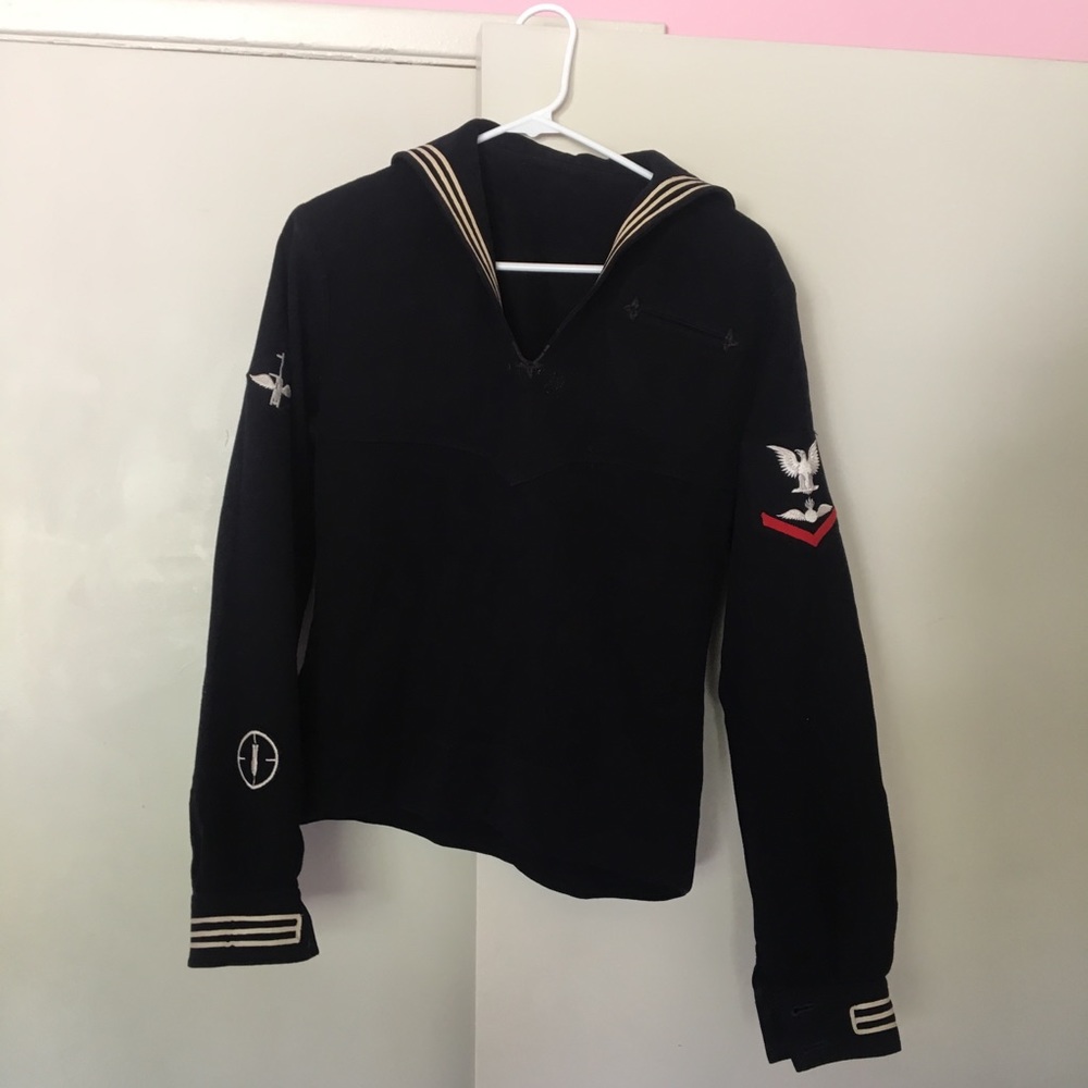 GENUINE vintage navy sailor shirt
